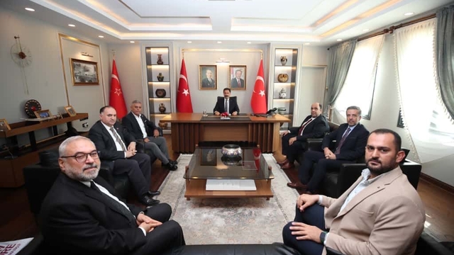 Atakaş Hatayspor Kulübü Başkanı Ethem Çakır'dan Vali Masatlı'ya ziyaret