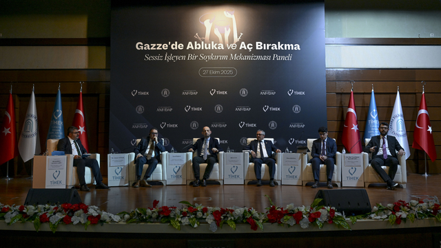 Gazze'de Abluka ve Aç Bırakma: "Sessiz İşleyen Bir Soykırım Mekanizması" paneli