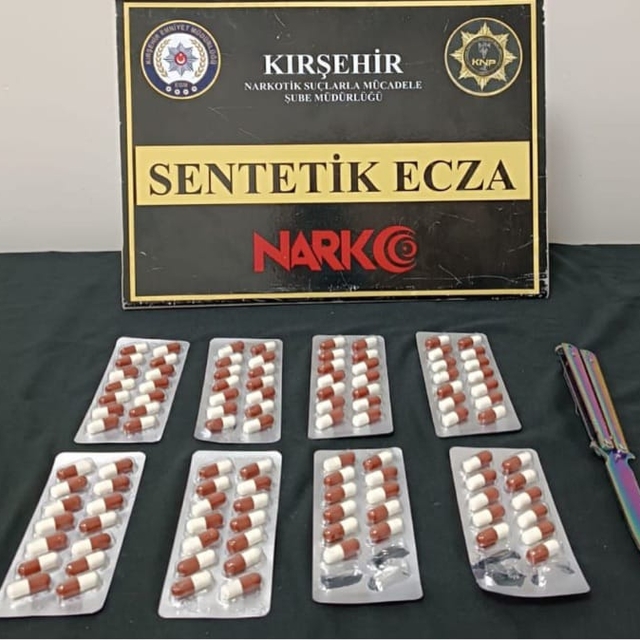 Kırşehir'de uyuşturucu operasyonunda 2 şüpheli yakalandı