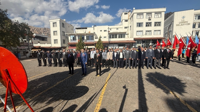 Çermik'te 29 Ekim Cumhuriyet Bayramı kutlamaları