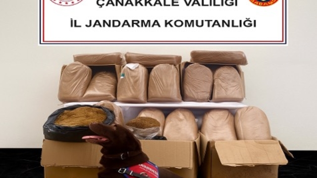 Çanakkale'de jandarmadan kaçakçılık operasyonu