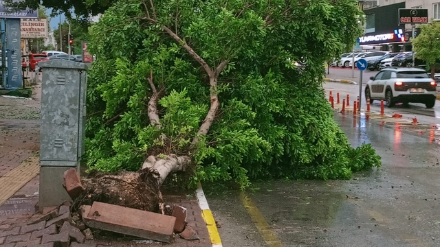 Antalya'da sağanak ve dolu hayatı olumsuz etkiledi