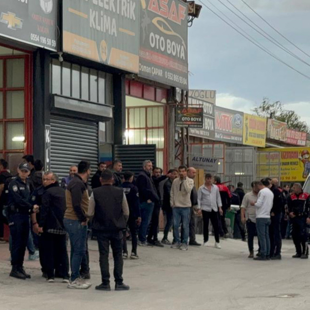 Konya'da oto boyama atölyesine pompalı saldırı: 12 yaralı