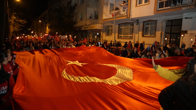 Polatlı'da Cumhuriyete Saygı Yürüyüşü düzenlendi