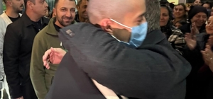 Ameliyatı için Ankara'ya giden Ulaş'ı, Vali ve arkadaşları uğurladı