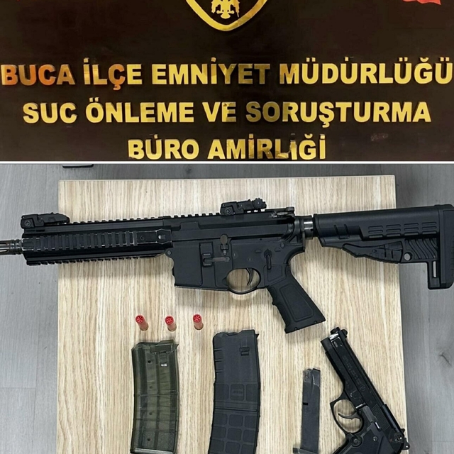 İzmir'de ruhsatsız silah ve uyuşturucu operasyonu; 6 gözaltı