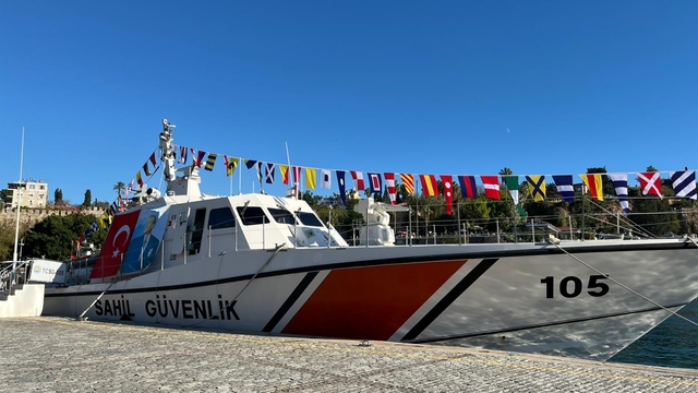 TCSG 105 botu Antalya'da ziyarete açıldı