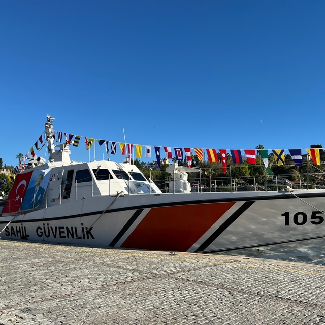 TCSG 105 botu Antalya'da ziyarete açıldı