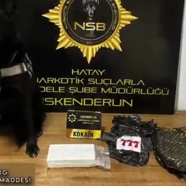 Hatay'da 5 milyon 500 bin TL'lık kokain ele geçirildi; 2 tutuklama