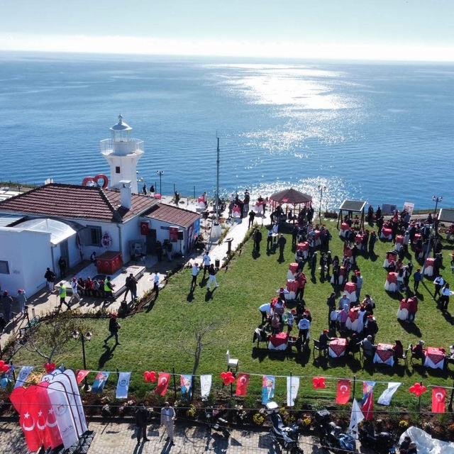 Tekirdağ'da restore edilen 168 yıllık deniz feneri törenle açıldı