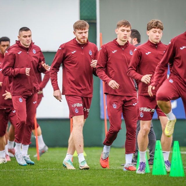 Trabzonspor, Galatasaray maçının hazırlıklarını sürdürdü