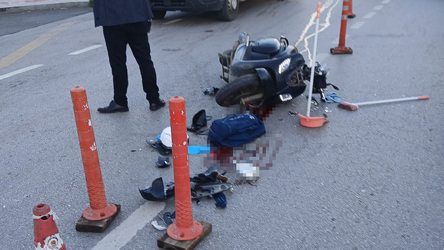 Samsun'da ambulans ile çarpışan motosikletin sürücüsü öldü