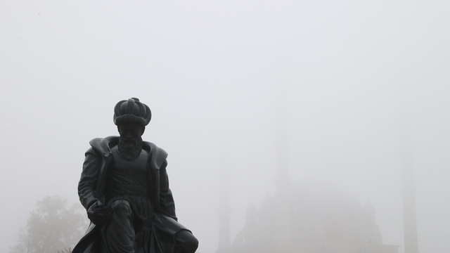 Edirne'de yoğun sis etkili oluyor
