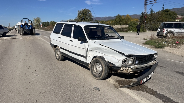 Tokat'ta trafik kazasında 1 kişi yaralandı