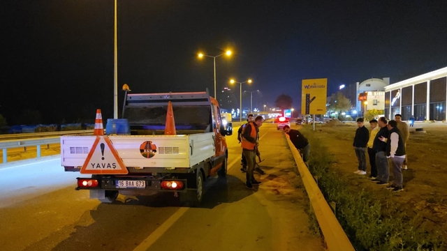 Bursa'da 3 motosikletin çarpıştığı kazada 6 kişi yaralandı