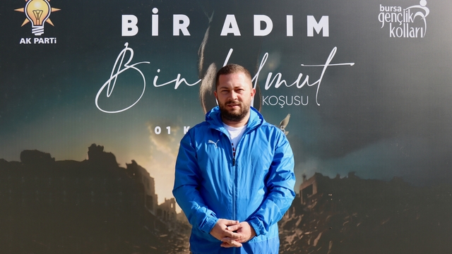 Bursa'da Gazze'ye destek için "Bir Adım, Bin Umut" koşusu düzenlendi