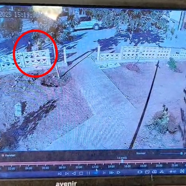 Mardin'de 2 çocuk parkın duvarını tekmeledi; o anlar kamerada