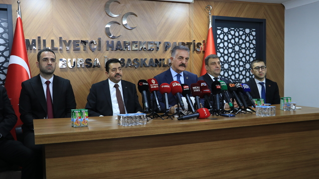 MHP Genel Sekreteri İsmet Büyükataman Bursa'da konuştu: