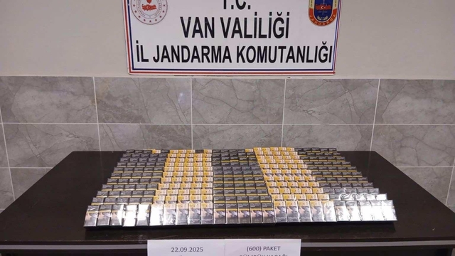 Van'da gümrük kaçağı sigara ve malzeme ele geçirildi