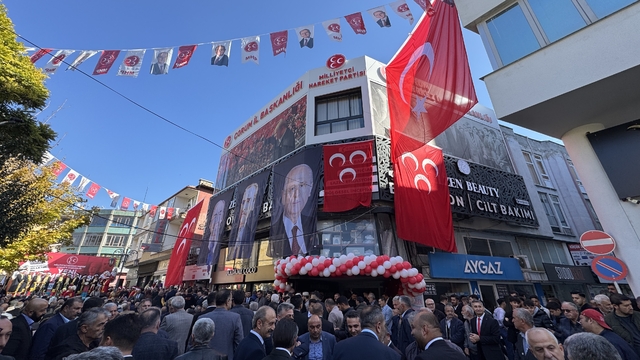 MHP Çorum İl Başkanlığı binası hizmete açıldı