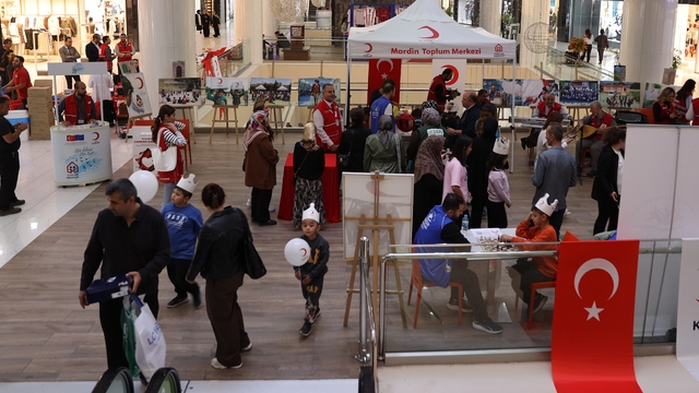 Mardin'de Kızılay Haftası'nda farkındalık etkinliği düzenlendi