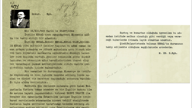 MİT, hakkında romanlar yazılıp filmler çekilen "İngiliz Kemal"e ilişkin belge paylaştı