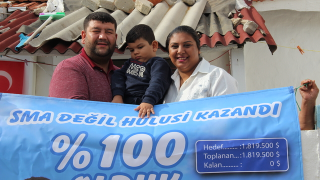 Tekirdağ'da SMA'lı Hulusi Sert için yürütülen kampanya tamamlandı