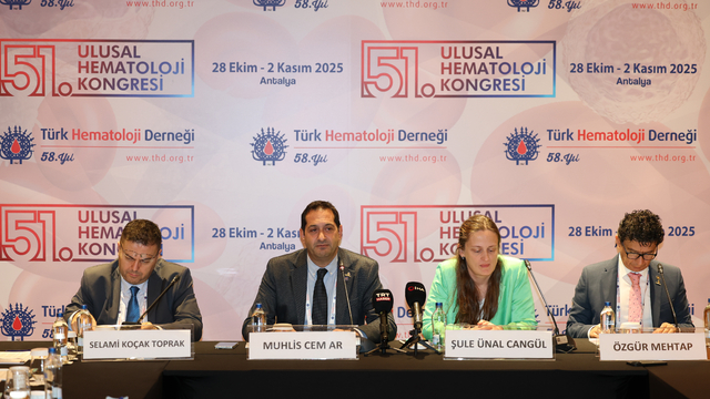 51. Ulusal Hematoloji Kongresi Antalya'da yapıldı