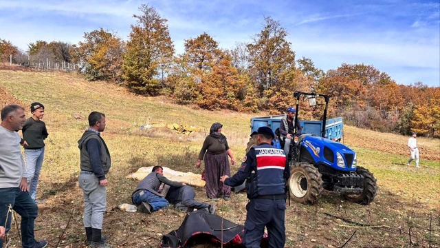 Sakarya'da traktörden düşen sürücü yaralandı