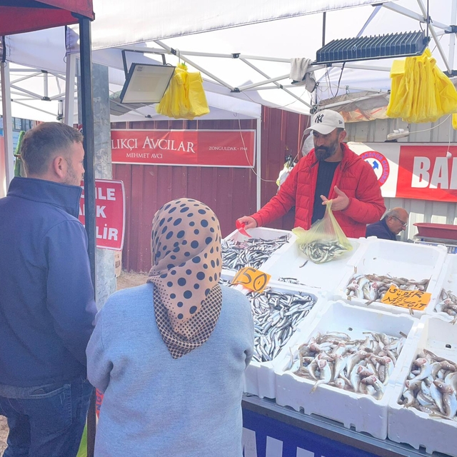 Hamsinin fiyatı gelen balık miktarına göre değişiyor