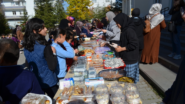 Şabanözü'nde Filistin'e destek kermesi düzenlendi