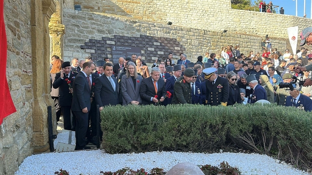 Çanakkale Savaşları'nın ilk şehitleri, törenle anıldı