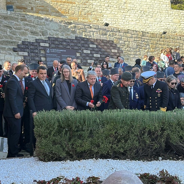 Çanakkale Savaşları'nın ilk şehitleri, törenle anıldı