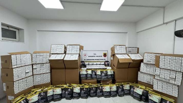Sakarya'da 707 bin 800 makaron ele geçirildi