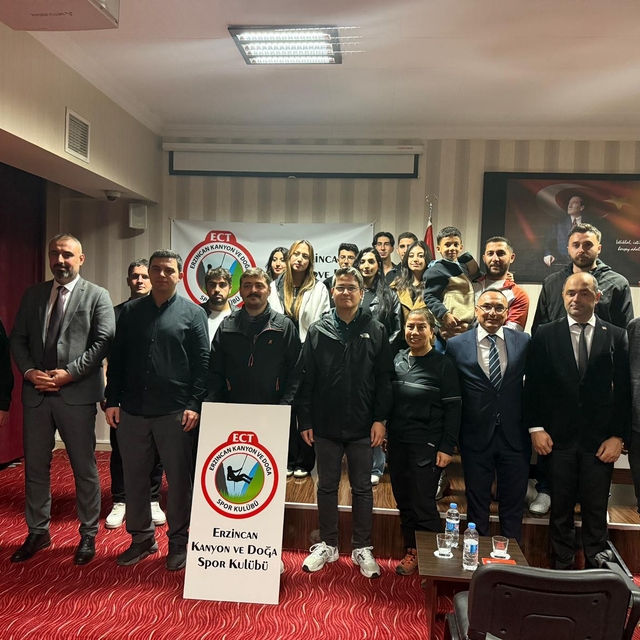 Erzincan Kanyon ve Doğa Sporları Kulübü'nün ilk genel kurulu gerçekleştiril...