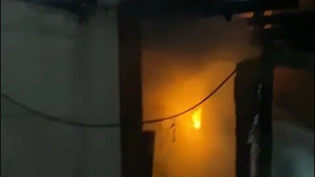 Aydın'da bağ evinde patlama ve ardından yangın