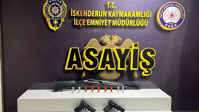 Hatay'da düğünlerde havaya ateş açan 3 kişiden 2'si tutuklandı