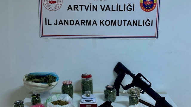 Artvin'de uyuşturucu operasyonunda 1 şüpheli tutuklandı