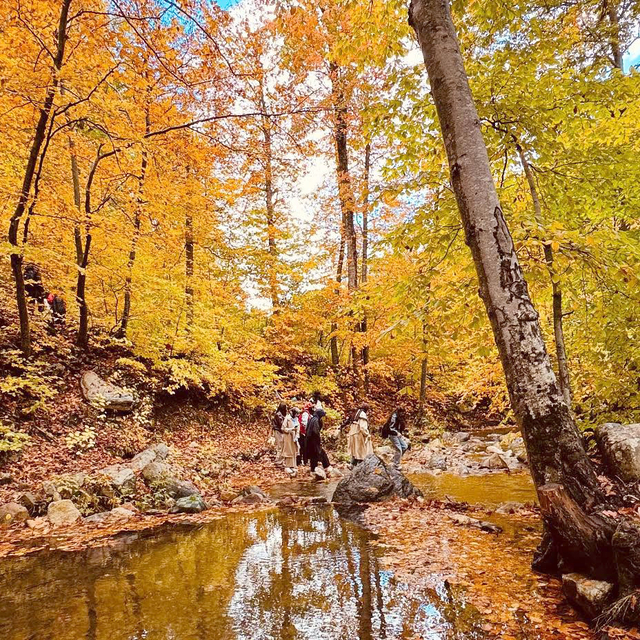 Amanos Dağları'nda sonbahar manzarası
