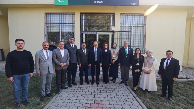 Siirt Valisi Kızılkaya'dan YEDAM'a ziyaret