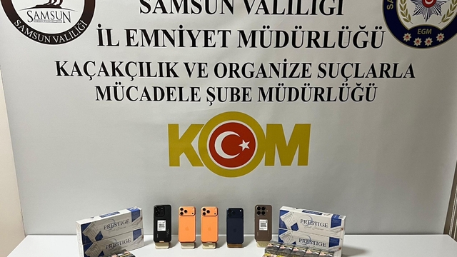 Samsun'da kaçakçılık operasyonunda 3 zanlı yakalandı