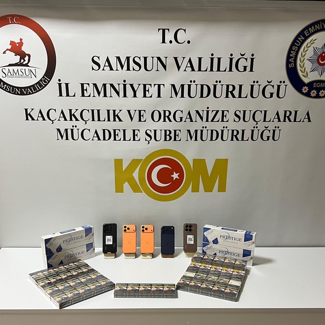 Samsun'da kaçakçılık operasyonunda 3 zanlı yakalandı
