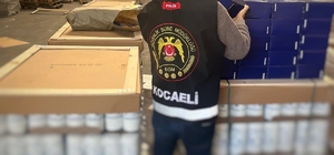 Piyasa değeri 15 milyon lira olan taklit otomotiv parçası ele geçirildi