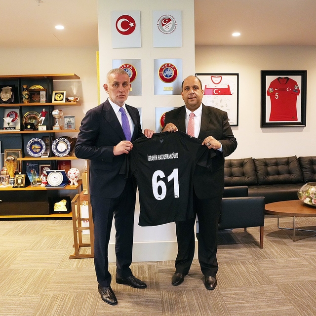 Atakaş Hatayspor Kulübü Başkanı Çakır'dan, TFF Başkanı Hacıosmanoğlu'na ziy...