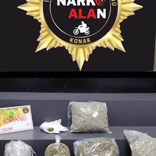 İzmir'de uyuşturucu operasyonunda 2 tutuklama