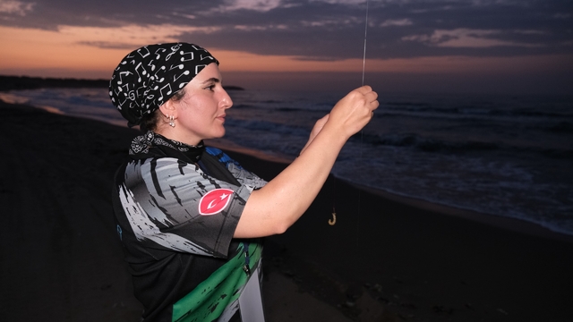 8. Uluslararası Surfcasting Balık Tutma Yarışması Kocaeli'de başladı