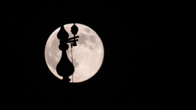 Rize semalarında 'Süper Ay' görüntülendi