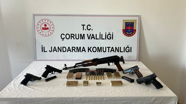 Çorum'da kaçak silah ticareti iddiasıyla 1 kişi tutuklandı