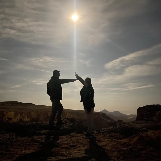 Kasım Dolunayı Kapadokya'nın giriş kapısında görsel şölen sundu