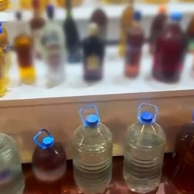 Bursa'da 227 litre sahte içki ele geçirildi